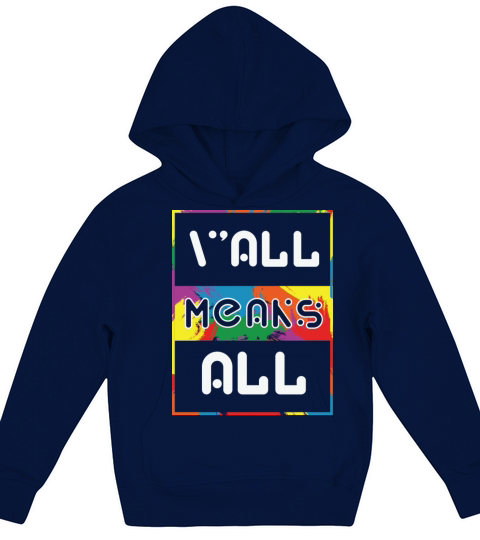LBGT Flag Gay Pride Human Vintage Rainbow Kids Hoodie