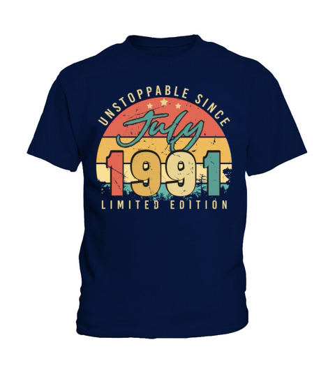 Best Birth Month July 1991 Kids T-Shirt