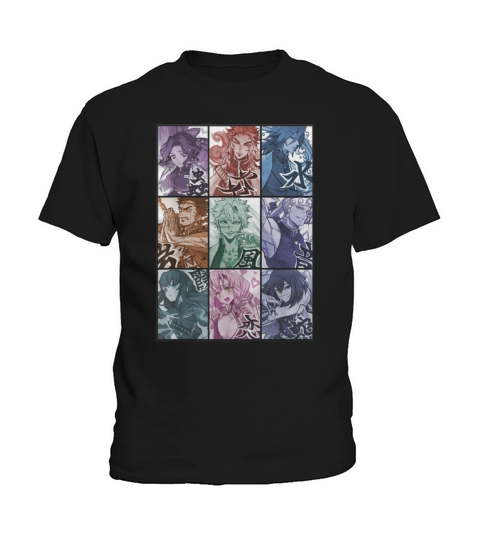 Demon Slayer Anime Kimetsu No Yaiba shirt Kids T-Shirt