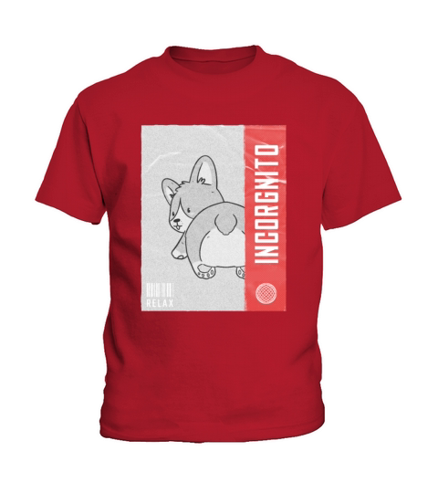 Funny Corgi Pun Quote Incorgnito Kids T-Shirt