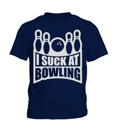 I suck at bowling Kids T-Shirt