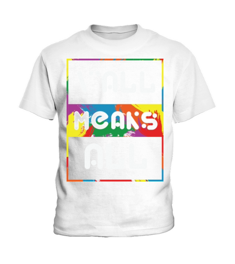 LBGT Flag Gay Pride Human Vintage Rainbow Kids T-Shirt