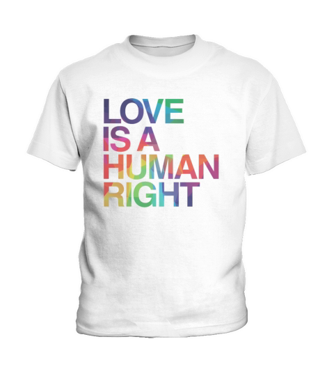 Love is Human Right LGBT Gay Pride Kids T-Shirt