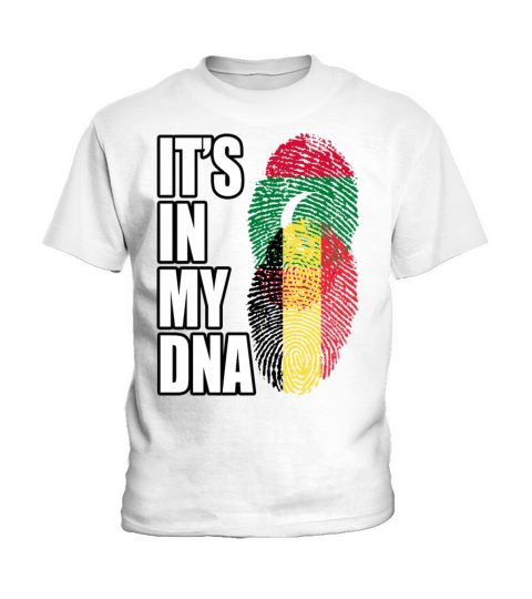 Maldivian And Belgian Mix Heritage DNA Flag Kids T-Shirt