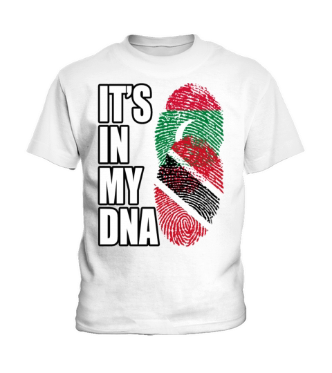 Maldivian And Trinidad Tobago Mix Heritage DNA Fla Kids T-Shirt
