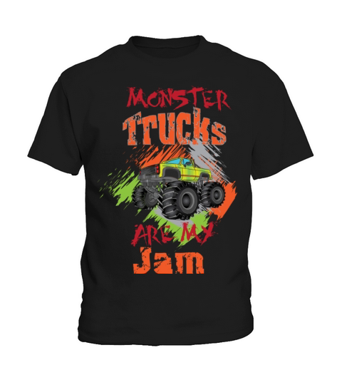 Monster Trucks For Boys Birthday Gift Kids T-Shirt