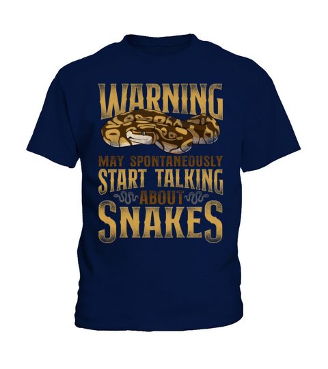Snake Serpent Vintage Warning May Kids T-Shirt