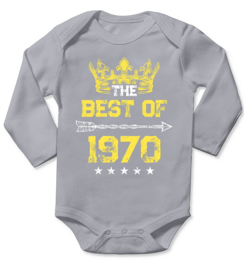 1970 best of birthday Long Sleeve Baby One-Piece