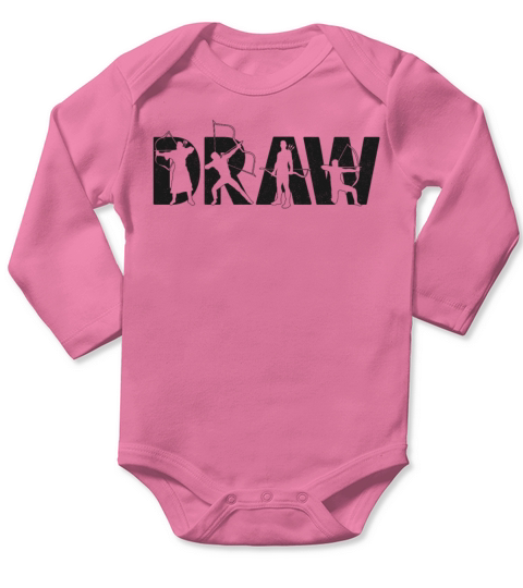 Archery Bow Archer Vintage Long Sleeve Baby One-Piece