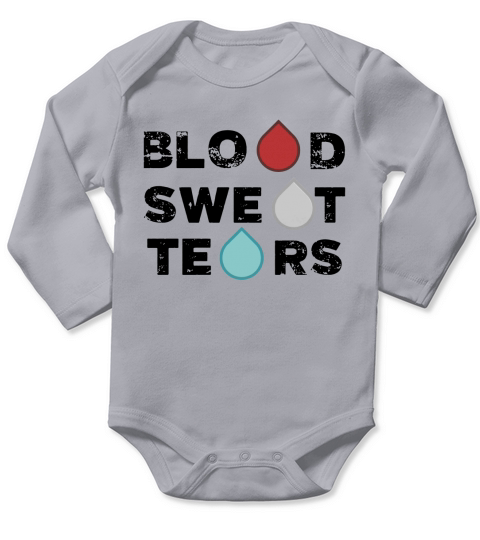 Blut Schweiß Tränen Long Sleeve Baby One-Piece