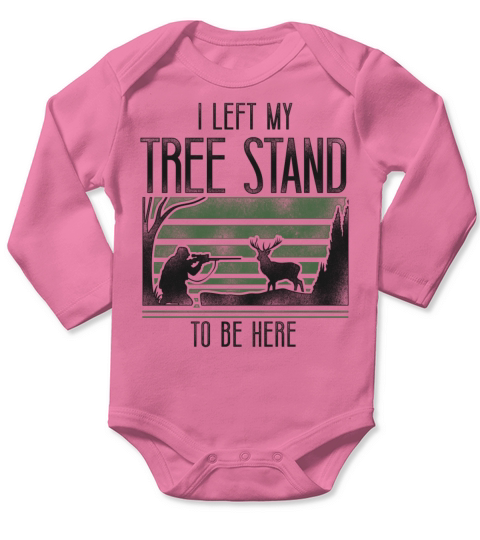 Buck Deer Hunting Hunter Vintage I Long Sleeve Baby One-Piece
