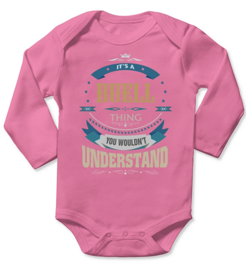 BUELL, Its a BUELL thing Long Sleeve Baby One-Piece