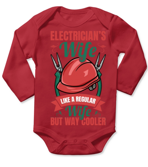 Electrician Woman Long Sleeve Baby One-Piece