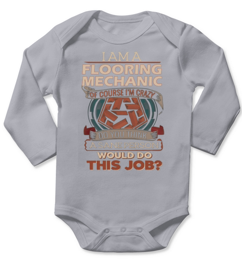 FLOORING MECHANIC Long Sleeve Baby One-Piece