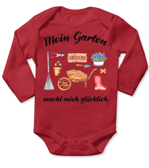 Garden Quote Hobby Gardener Gift Idea Long Sleeve Baby One-Piece