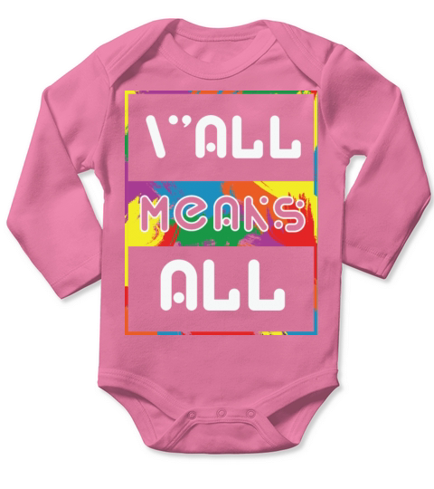 LBGT Flag Gay Pride Human Vintage Rainbow Long Sleeve Baby One-Piece