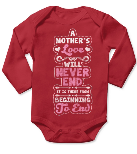 Mothers Day Child Son Holiday Long Sleeve Baby One-Piece