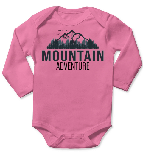 Mountain adventure Long Sleeve Baby One-Piece