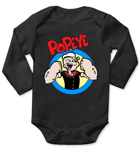 Popeye - Coffee Mug (colored) Long Sleeve Baby One-Piece