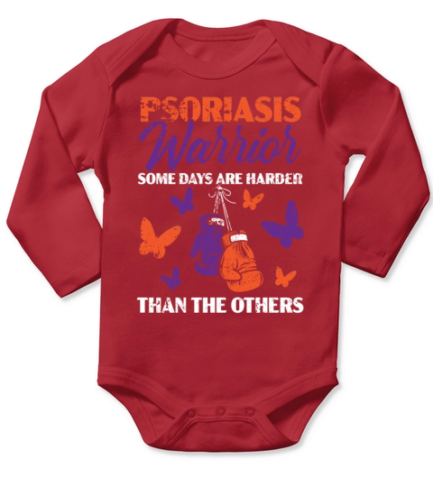 Psoriasis Warrior Skin Disease Psoriasis Awareness Long Sleeve Baby One-Piece