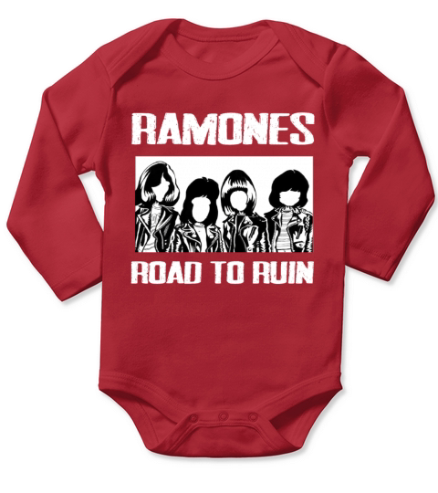 Ramones Road To Ruin Long Sleeve Baby One-Piece