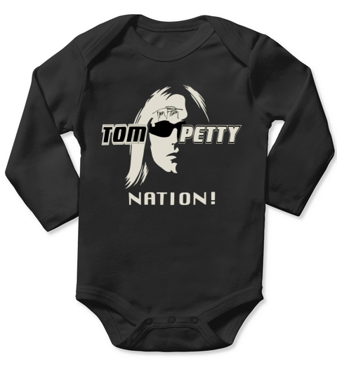 TOM PETTY nation Long Sleeve Baby One-Piece