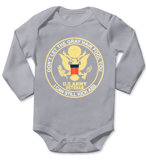 us army veteran tshirt Long Sleeve Baby One-Piece