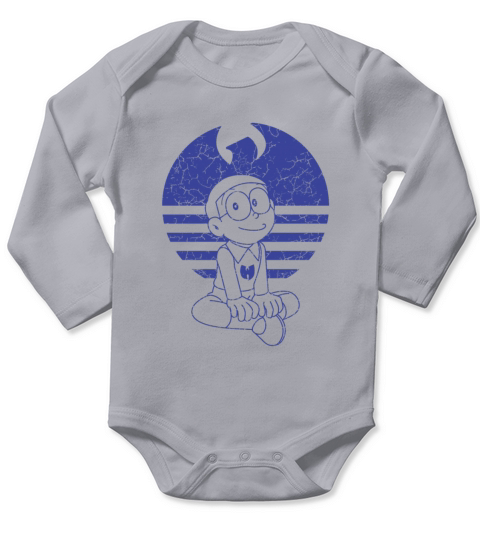 wutang is for the children v3 blue Long Sleeve Baby One-Piece