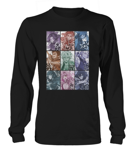 Demon Slayer Anime Kimetsu No Yaiba shirt Long sleeved Unisex