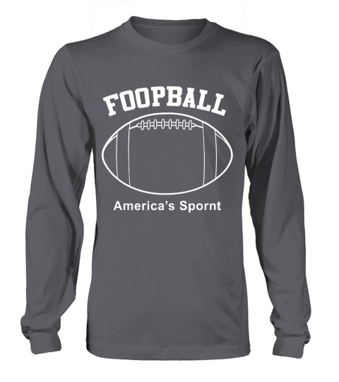 Foopball americas spornt black navy shirt hoodie Long sleeved Unisex