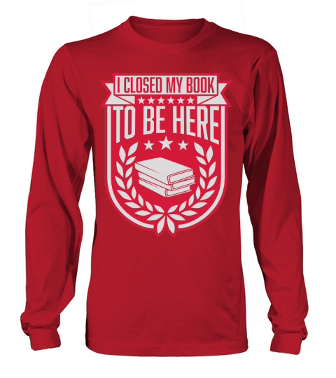 I closed my book Long sleeved Unisex