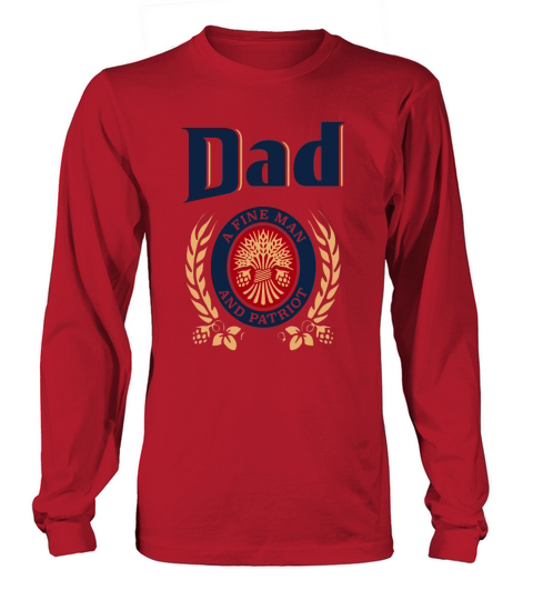 Miller Lite Dad A Fine Man And Patriot Father’s Day shirtsc Long sleeved Unisex