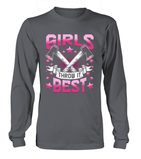 Throwing Axe Hatchet Throwers - Girls Throw It Long sleeved Unisex