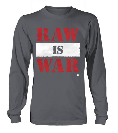 WWE Attitude RAW Is WAR Graphic T-Shirt Long sleeved Unisex