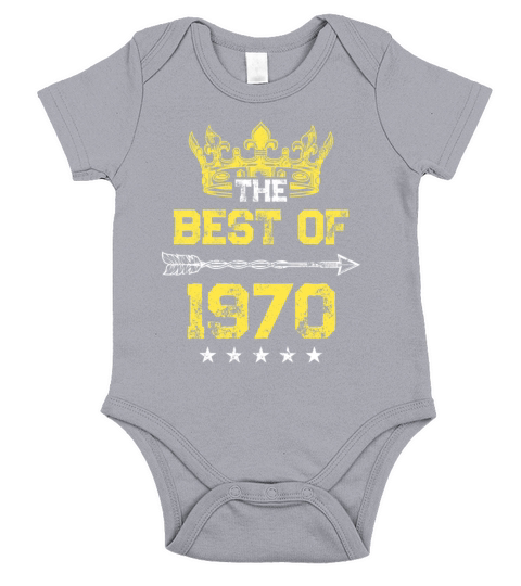 1970 best of birthday Short Sleeve Baby One-Piece