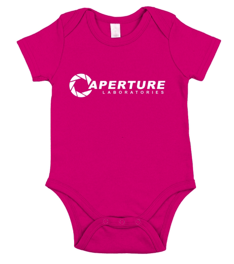 Aperture Laboratories Logo Short Sleeve Baby One-Piece