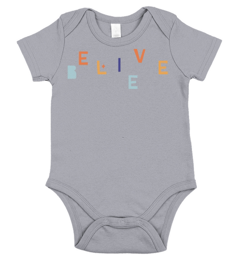 Believe Short Sleeve Baby One-Piece