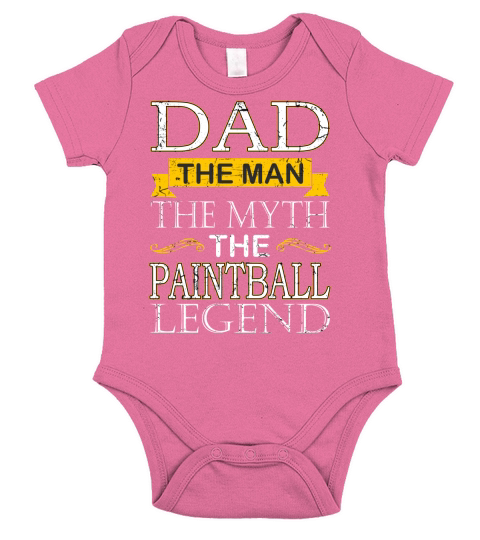 Dad The Man The Myth The Paintball Legend Sports 2020 Short Sleeve Baby One-Piece