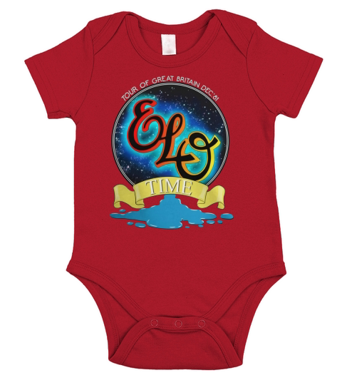 ELO Time Tour 1981 TShirt Short Sleeve Baby One-Piece