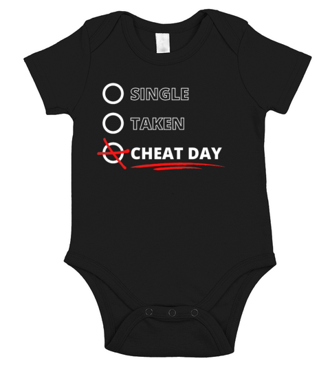 Funny cheat day bulking diet gift bodybuilding Short Sleeve Baby One-Piece