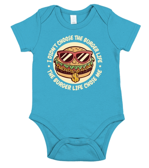 Gangsterburger - Gangster - Burger - Hamburger Short Sleeve Baby One-Piece