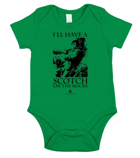 Ill Have A Scotch On The Rocks Short Sleeve Baby One-Piece