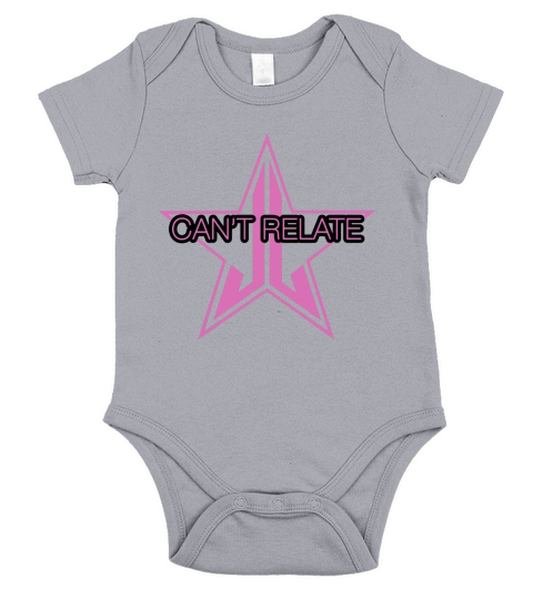 Jeffree Star Logo "Cant Relate" Short Sleeve Baby One-Piece