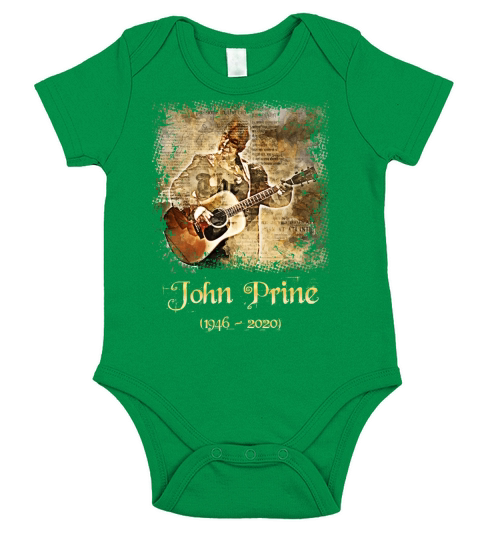 John Prine 1946 2020 Vintage Short Sleeve Baby One-Piece