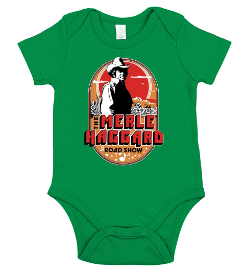 Merle Haggard Short Sleeve Baby One-Piece