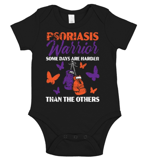 Psoriasis Warrior Skin Disease Psoriasis Awareness Short Sleeve Baby One-Piece