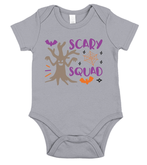 SCARY SQUAD Short Sleeve Baby One-Piece