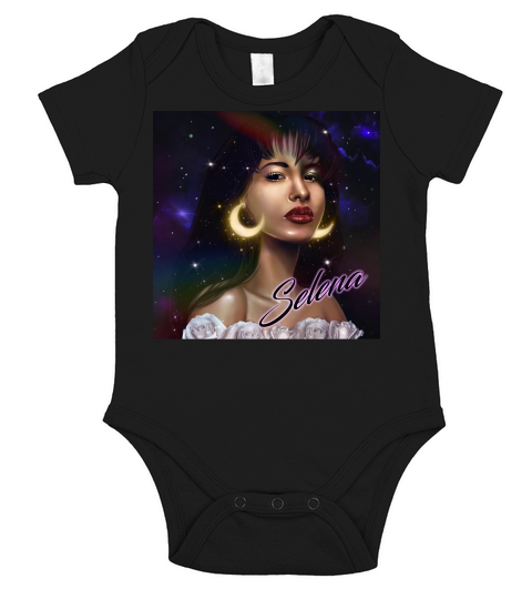 Selena Quintanilla Art Short Sleeve Baby One-Piece