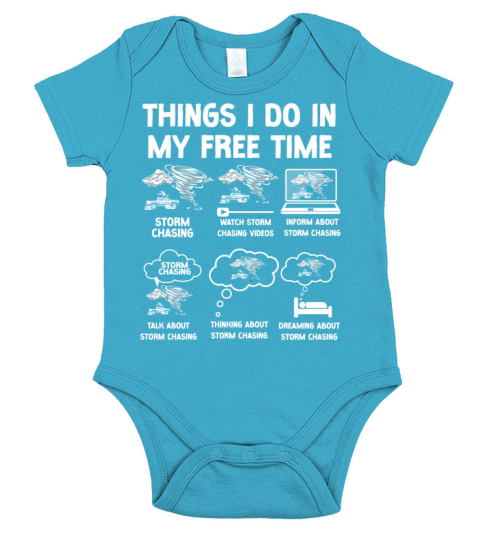 Storm Chaser Hurricane Meteorology Short Sleeve Baby One-Piece