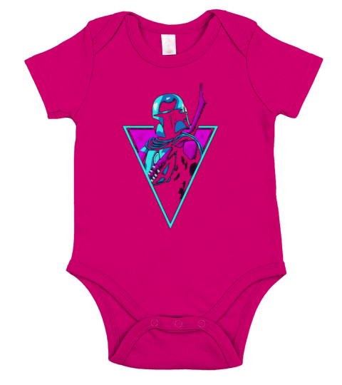 The Mandalorian Retro Short Sleeve Baby One-Piece
